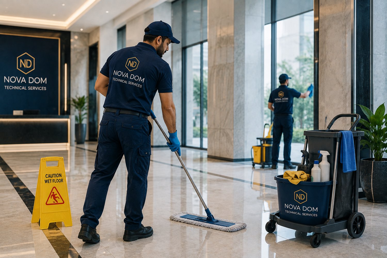 nova dom building cleaning services web